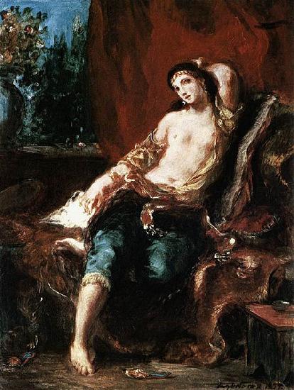 Eugene Delacroix Odalisque oil painting picture